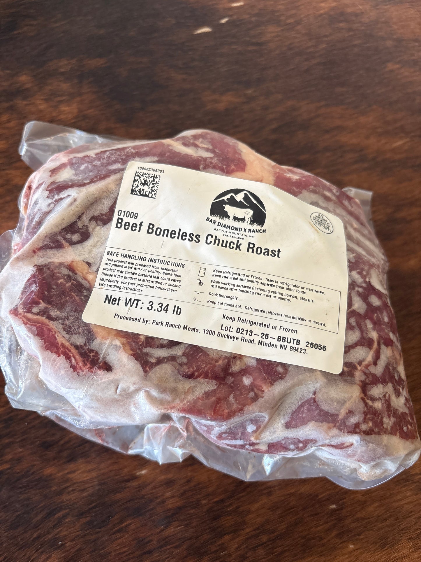 Boneless Chuck Roast