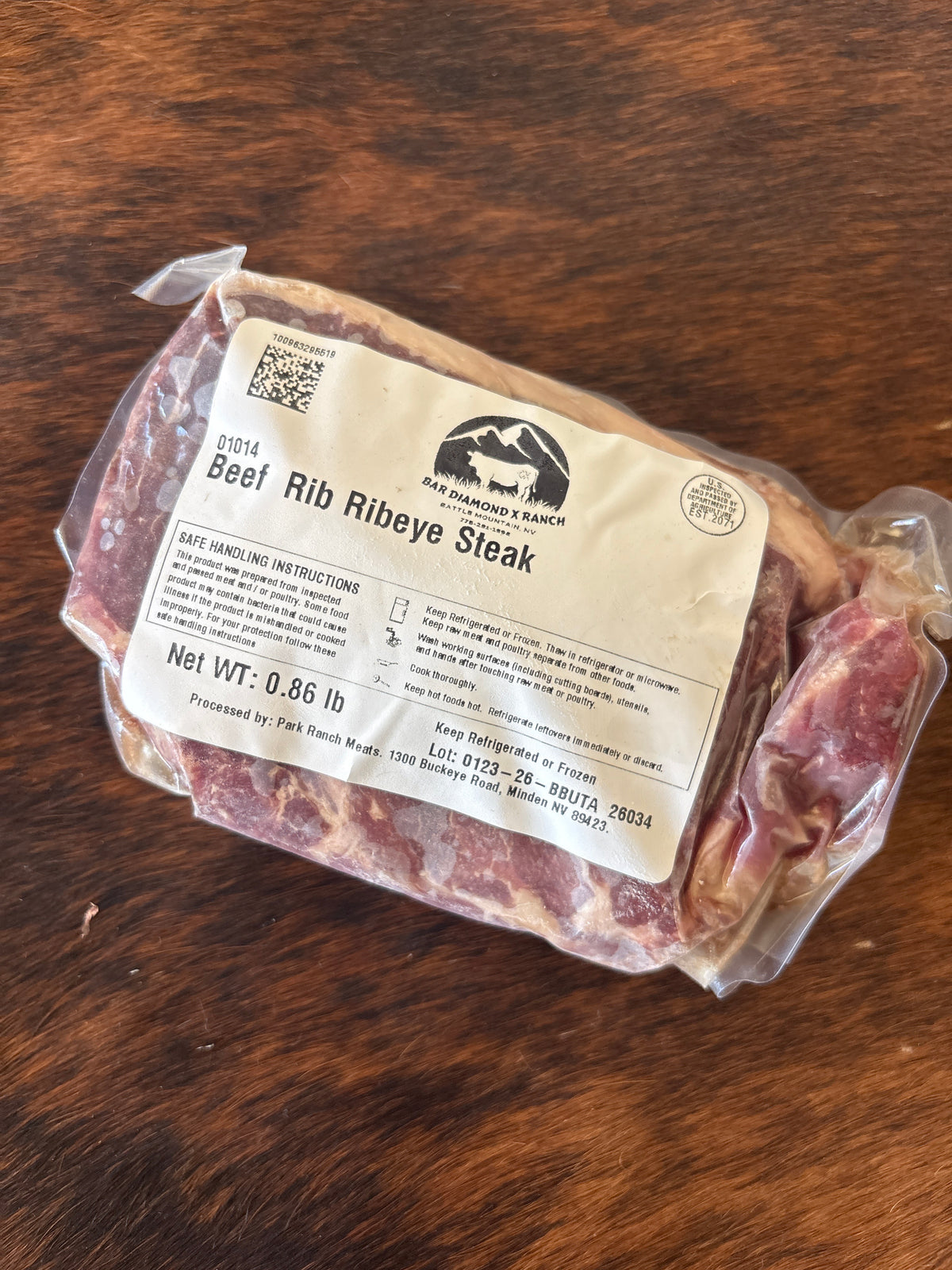 Niman Ranch Boneless Ribeye Boneless Ribeye Steak – Bar Diamond X Ranch Store