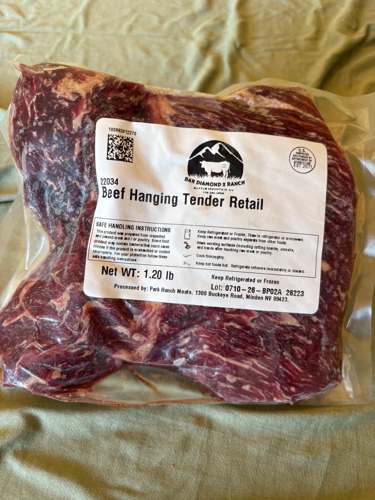 Angus-Hanging Tender (Hanger Steak)