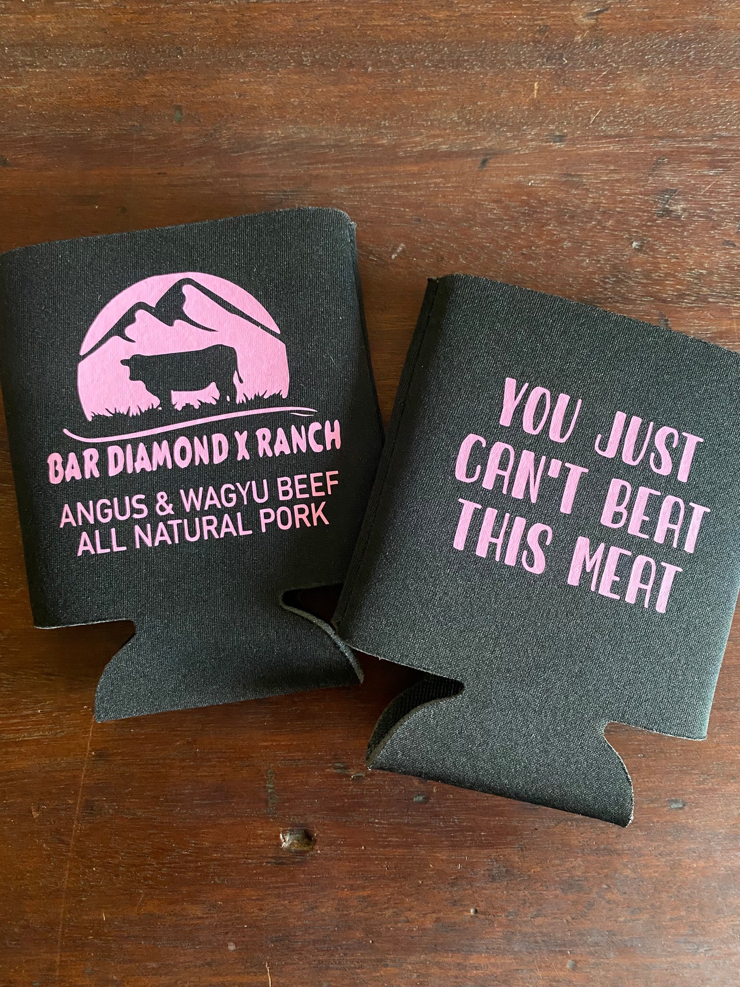 Black & Pink Ranch Coozie